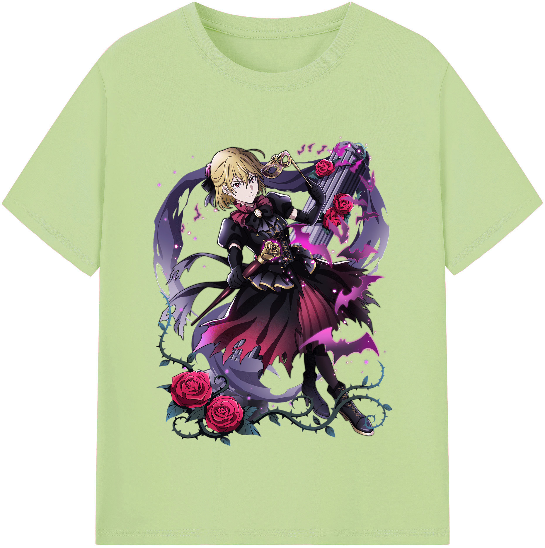 （画像用） 文豪ストレイドッグス Bungo Stray Dogs 綿100％半袖Tシャツ（フロントプリント）
